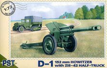 PST 1/72 Obusier 152mm avec semi-chenillé ZIS-42 PST 1/72 Obusier 152mm avec semi-chenillé ZIS-42