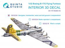 1/32 Boeing B-17G Navigator, bombardier, waist and tail gunners 1/32 Boeing B-17G Navigator, bombardier, waist and tail gunners