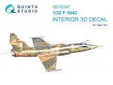 1/32 F-104C color Interior for Italeri 1/32 F-104C color Interior for Italeri