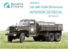 1/48 GMC CCKW 353 fuel truck 3D-Printed & color Interior 1/48 GMC CCKW 353 fuel truck 3D-Printed & color Interior