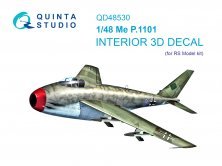 1/48 Messerschmitt Me P.1101 coloured Interior 1/48 Messerschmitt Me P.1101 coloured Interior