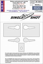 1/72 Mask Fw-190A-8, F-8 1/72 Mask Fw-190A-8, F-8
