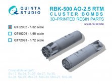 Quinta Studio 1/32 Bombes Grappe RBK-500 AO-2.5 RTM Quinta Studio 1/32 Bombes Grappe RBK-500 AO-2.5 RTM