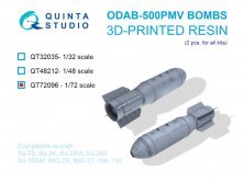 Quinta Studio Bombes ODAB-500PMV 1/72 (x2) Quinta Studio Bombes ODAB-500PMV 1/72 (x2)