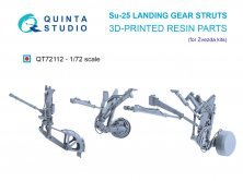 Quinta Studio Jambes de train Su-25 1/72 pour Zvezda Quinta Studio Jambes de train Su-25 1/72 pour Zvezda