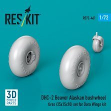 RESKIT 1/72 DHC-2 Beaver Pneus Alaskan Bushwheel DORA RESKIT 1/72 DHC-2 Beaver Pneus Alaskan Bushwheel DORA