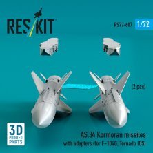 RESKIT 1/72 Missiles AS.34 Kormoran avec adaptateurs RESKIT 1/72 Missiles AS.34 Kormoran avec adaptateurs