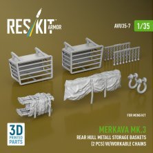 Reskit 1/35 Merkava Mk.3 Paniers arrière en métal Reskit 1/35 Merkava Mk.3 Paniers arrière en métal
