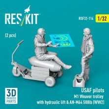 Reskit 1/32 Pilotes USAF 2 fig. & Chariot M1 Weaver Reskit 1/32 Pilotes USAF 2 fig. & Chariot M1 Weaver