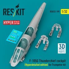 Reskit 1/32 F-105G Thunderchief Cockpit Hyperdetailed Reskit 1/32 F-105G Thunderchief Cockpit Hyperdetailed