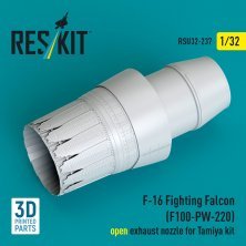 Reskit Tuyère F100-PW-220 F-16 Fighting Falcon 1/32 Tamiya Reskit Tuyère F100-PW-220 F-16 Fighting Falcon 1/32 Tamiya