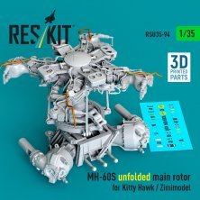 Reskit 1/35 MH-60S Ensemble rotor principal déplié Reskit 1/35 MH-60S Ensemble rotor principal déplié