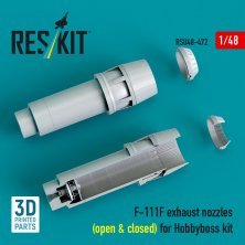 Reskit 1/48 F-111F Tuyères Ouvertes et Fermées HB Reskit 1/48 F-111F Tuyères Ouvertes et Fermées HB