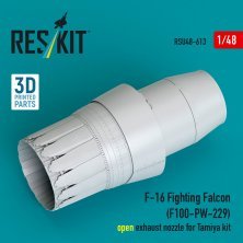 Reskit 1/48 F-16 Fighting Falcon Tuyère F100-PW-229 Tamiya Reskit 1/48 F-16 Fighting Falcon Tuyère F100-PW-229 Tamiya