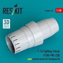 Reskit 1/48 F-16 Fighting Falcon F100-PW-220 Tuyère Hasegawa Reskit 1/48 F-16 Fighting Falcon F100-PW-220 Tuyère Hasegawa
