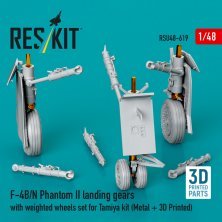 Reskit 1/48 F-4B/N Phantom II Train d'atterrissage avec roues Reskit 1/48 F-4B/N Phantom II Train d'atterrissage avec roues