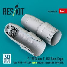 Reskit 1/48 F-15I Raam / F-15K Slam Eagle Tuyères tardives Reskit 1/48 F-15I Raam / F-15K Slam Eagle Tuyères tardives