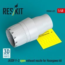 Reskit 1/48 Tuyère ouverte F-2 JASDF pour Hasegawa Reskit 1/48 Tuyère ouverte F-2 JASDF pour Hasegawa