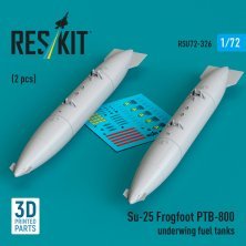 Reskit 1/72 Su-25 Frogfoot Réservoirs PTB-800 x2 Reskit 1/72 Su-25 Frogfoot Réservoirs PTB-800 x2