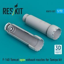 Reskit Tuyères ouvertes F-14D Tomcat 1/72 pour Tamiya Reskit Tuyères ouvertes F-14D Tomcat 1/72 pour Tamiya