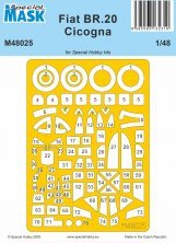 1/48 Fiat BR.20 Cicogna MASK 1/48 Fiat BR.20 Cicogna MASK