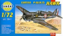 SMER Maquette Curtiss H75 1/72 Avion SMER Maquette Curtiss H75 1/72 Avion