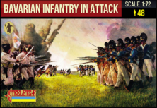 1/72 Bavarian Infantry in Attack Napoleonic 1/72 Bavarian Infantry in Attack Napoleonic