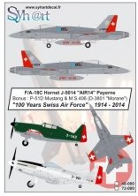 1/72 F/A-18C Hornet J-5014 "AIR14" Payerne + p-51D + D-3801 1/72 F/A-18C Hornet J-5014 "AIR14" Payerne + p-51D + D-3801