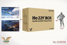 1/32 Horten Ho-229A Double Box Le Ho-229A & Ho-229B + figure 1/32 Horten Ho-229A Double Box Le Ho-229A & Ho-229B + figure