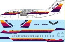 1/144 AirCal BAe 146-200 laser decal 1/144 AirCal BAe 146-200 laser decal
