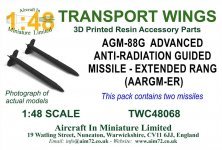 1/48 AGM-88G-ER Adv Anti-Radi Guided missile 1/48 AGM-88G-ER Adv Anti-Radi Guided missile