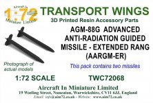 1/72 AGM-88G-ER Adv Anti-Radi Guided Missile 1/72 AGM-88G-ER Adv Anti-Radi Guided Missile