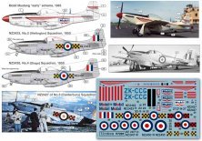 1/72 Rnzaf North-American P-51D Mustangs, Wellington Canterbury 1/72 Rnzaf North-American P-51D Mustangs, Wellington Canterbury