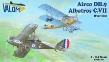Valom Airco DH.9 vs Albatros C.VII 4-en-1 1/144 Valom Airco DH.9 vs Albatros C.VII 4-en-1 1/144