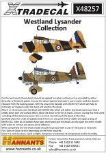 1/48 Westland Lysander 1/48 Westland Lysander