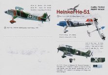 Print Scale 1/72 Heinkel He-51A/B Décalcomanies Print Scale 1/72 Heinkel He-51A/B Décalcomanies